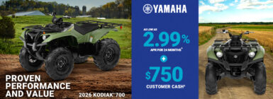 LIMITED TIME OFFERS ON ATV!